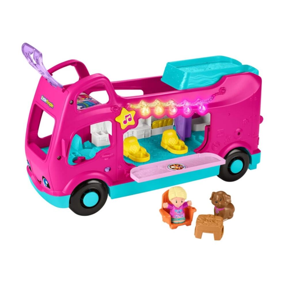 Fisher-Price Little People Barbie Little Dream Camper RV Playset  Music Lights
